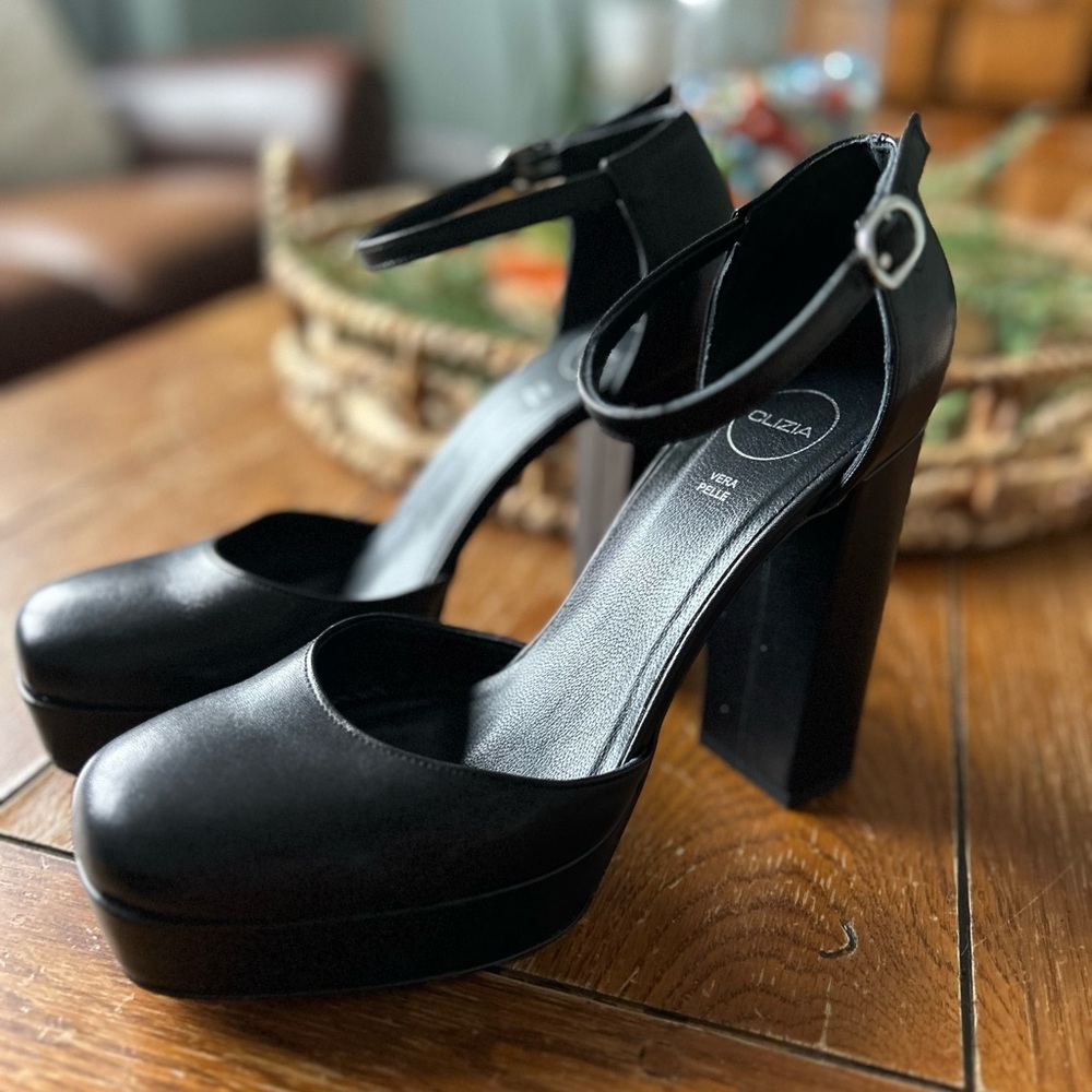 Clizia Italian Leather Platform